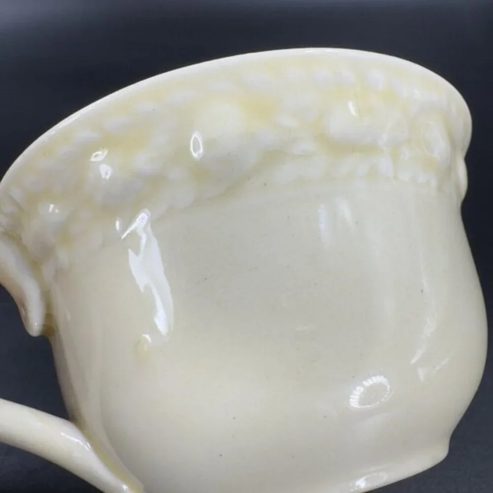 Antique Adams Titian Ware‎ Royal Ivory Della Robbia Teacup Saucer Porcelain Set